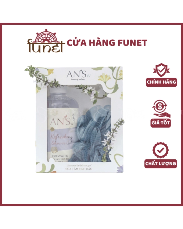 Hộp Quà Tặng Gel Tắm An'sw (Refresing) - belovedbeyond.com