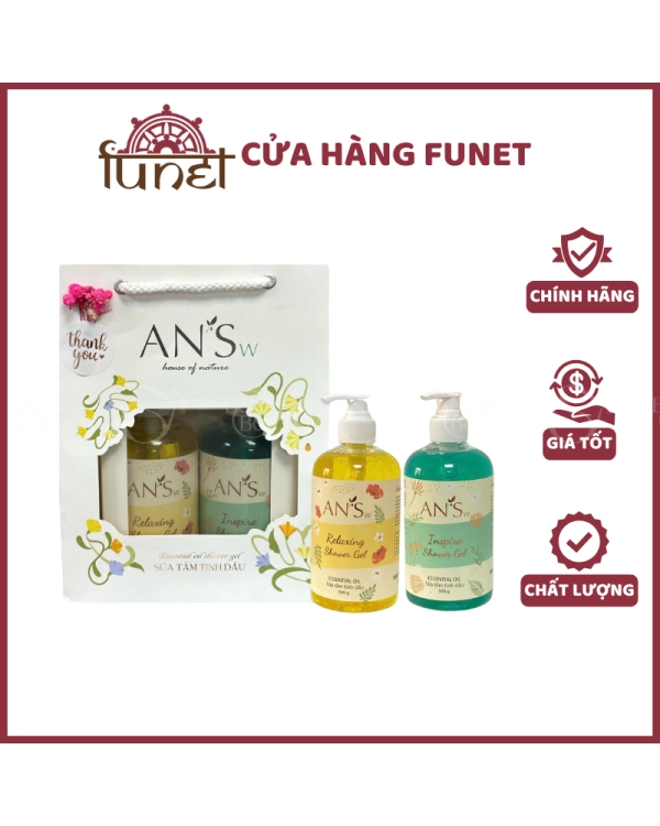Hộp Quà Tặng Gel Tắm An'sw - belovedbeyond.com
