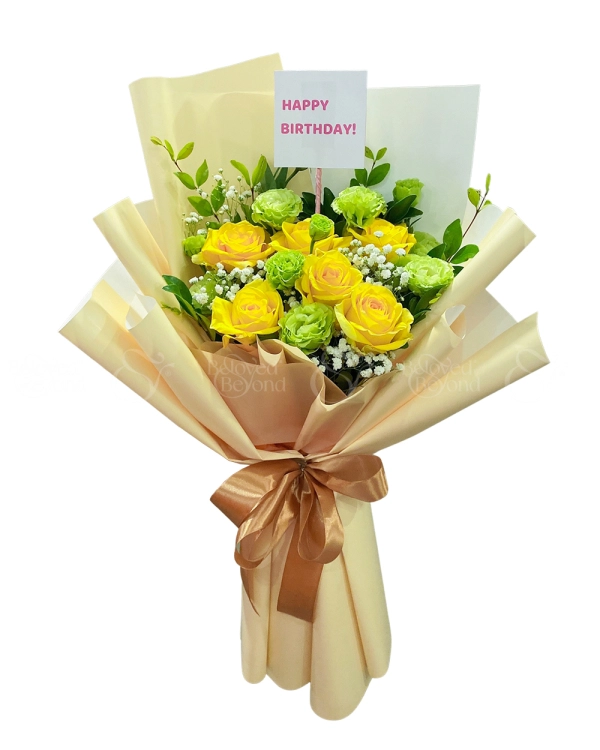 Bó Hoa Hồng Xanh Hamy - belovedbeyond.com