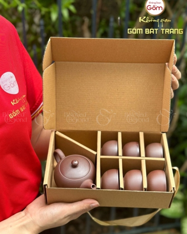 Bộ Trà An Thổ Túc(6 Chén+ Hộp Chữ Nhật ) - belovedbeyond.com