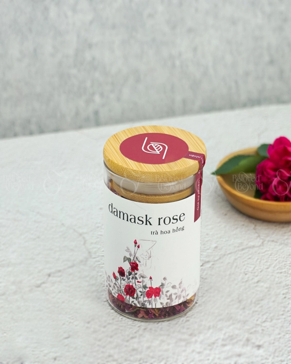 Trà Hoa Hồng Hủ 15Gr-Rose Damascena Tea - Là Nhiên - belovedbeyond.com