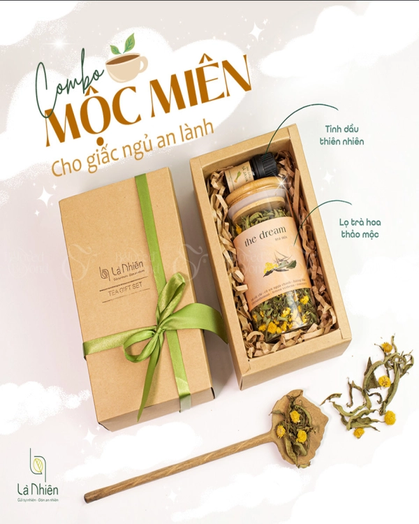 Trà & Tinh Dầu Thiên Nhiên - Combo Mộc Miên - belovedbeyond.com