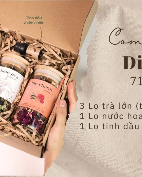 Trà & Nước Hoa Khô & Tinh Dầu - Combo Diệu Châu - belovedbeyond.com