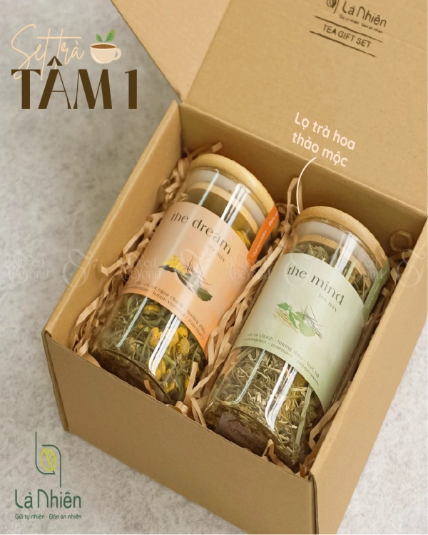 Set Tâm 2L - Set Trà Quà Tặng Sức Khỏe - Là Nhiên - belovedbeyond.com