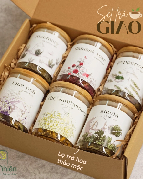 Set Giao 6S - Set Trà Quà Tặng Sức Khỏe - Là Nhiên - belovedbeyond.com