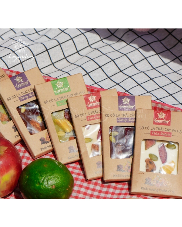 Bộ Sưu Tập Socola Thanh Mix Trái Cây Và Hạt - belovedbeyond.com