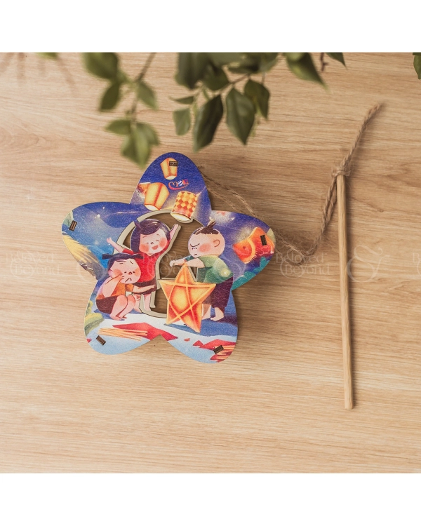 Lồng Đèn Gỗ Tô Màu Trung Thu - belovedbeyond.com