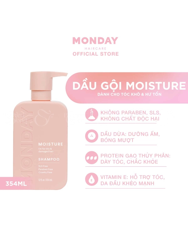 Dầu Gội Monday - Moisture - belovedbeyond.com