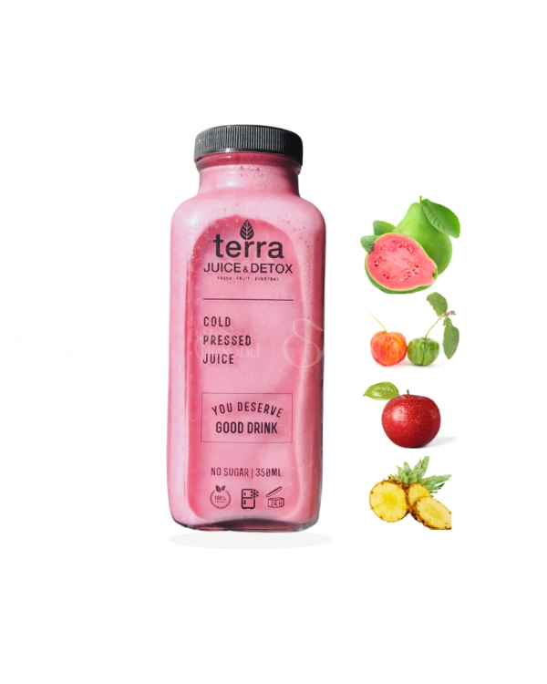 Pink Juice 1: Ổi Hồng, Sơ Ri, Táo, Thơm - belovedbeyond.com