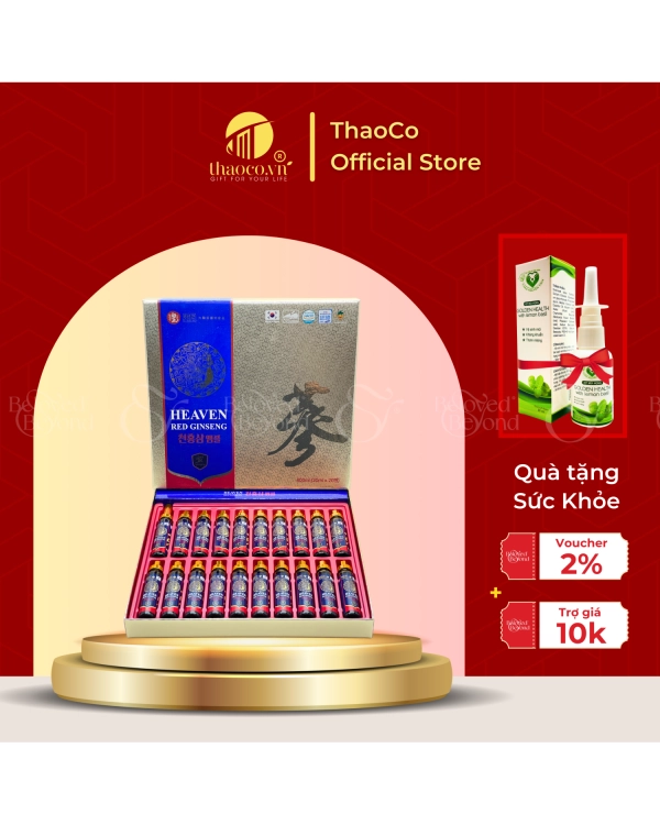 Dịch Chiết Thiên Sâm Heaven Red Ginseng 20 Ống - belovedbeyond.com