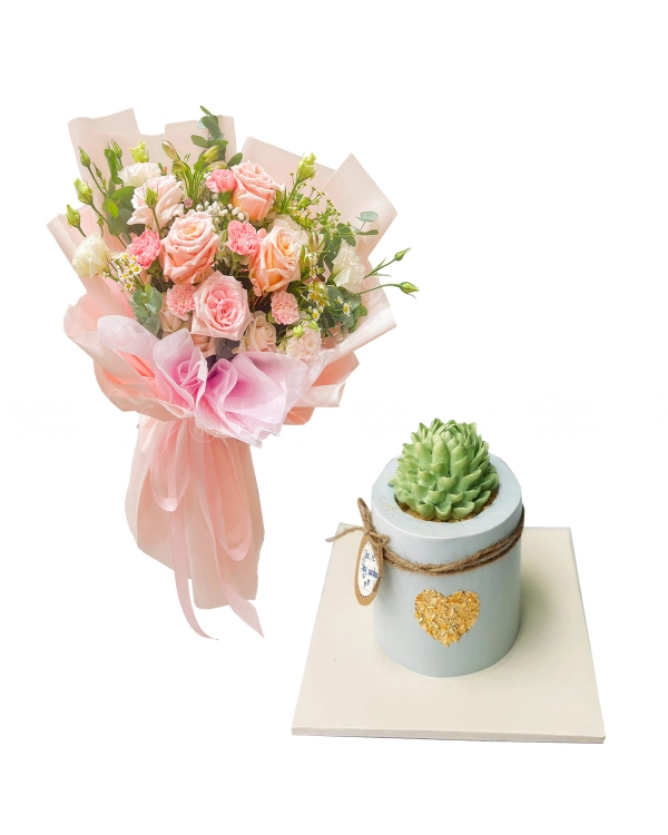 Combo Hoa & Bánh - belovedbeyond.com