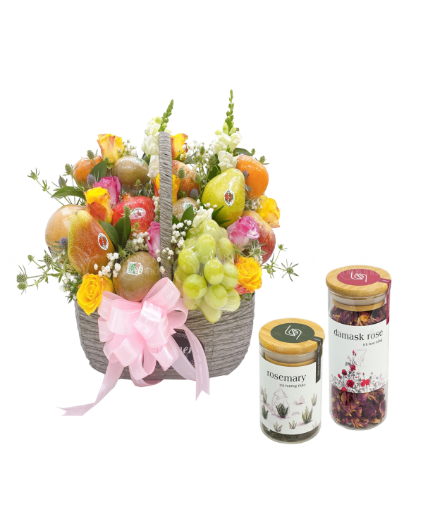 Combo Trà & Set Hoa Trái Cây Nhập Khẩu - belovedbeyond.com