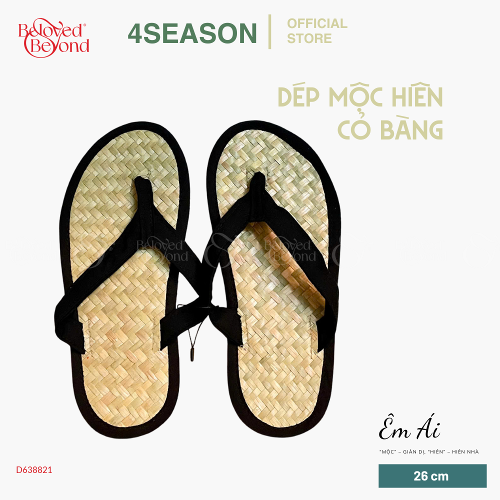 Dép Cỏ Bàng Mộc Hiên 4Season - belovedbeyond.com