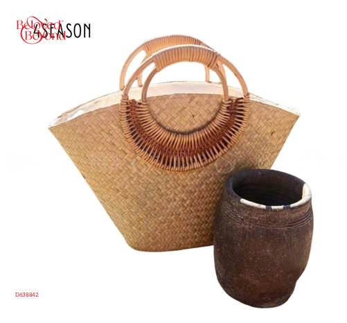 Túi Cỏ Bàng Quai Mây 4Season - belovedbeyond.com