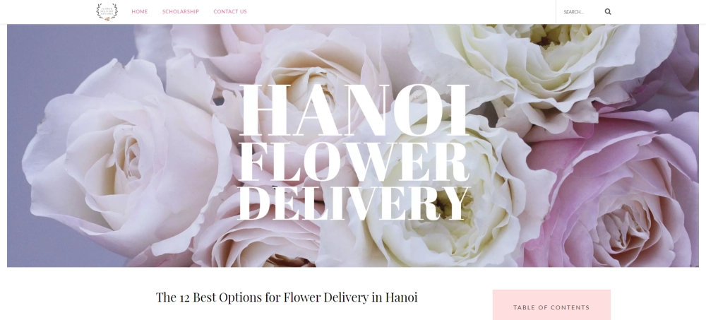 flowerdelivery-reviews.com liệt kệ Xinh Tươi Online và top 13 địa chỉ đặt hoa uy tín tại Hà Nội