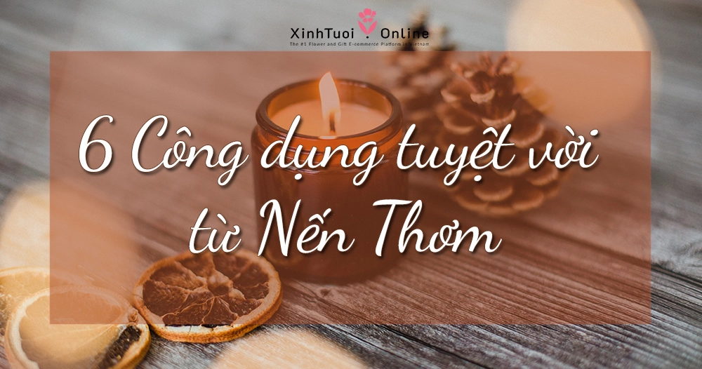 6 CÔNG DỤNG TUYỆT VỜI TỪ NẾN THƠM