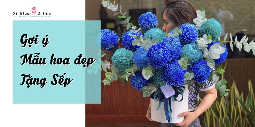 Gợi ý những mẫu hoa tươi sang trọng tặng sếp