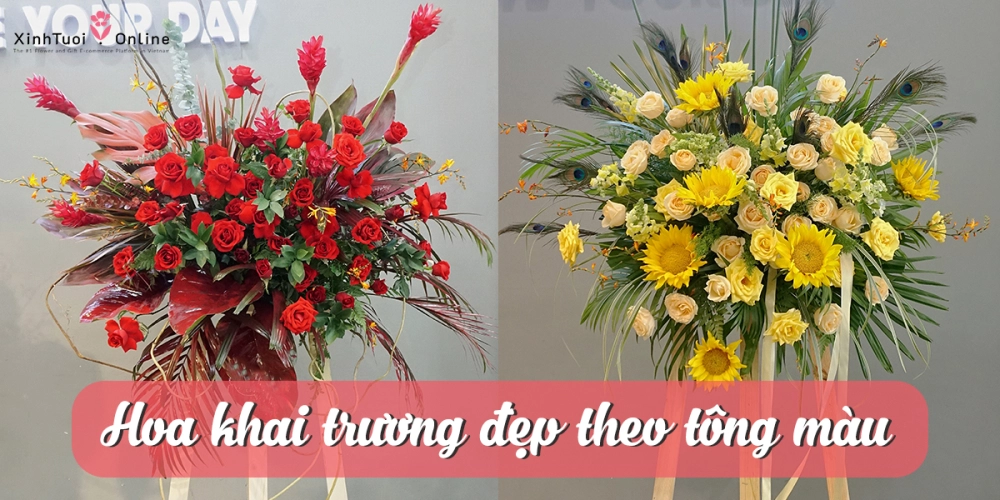TỔNG HỢP MẪU HOA KHAI TRƯƠNG ĐỘC ĐÁO ẤN TƯỢNG