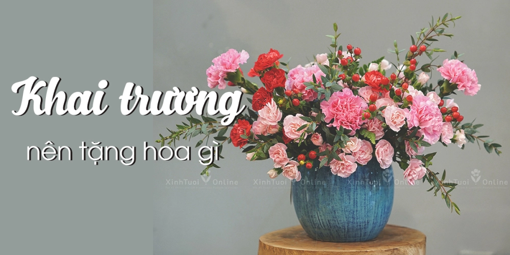 CHỌN HOA GÌ ĐỂ CHÚC MỪNG KHAI TRƯƠNG