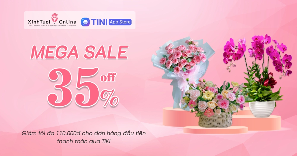 MEGA SALE ĐÓN TẾT - XINH TƯƠI ONLINE GIẢM ĐẾN 35%