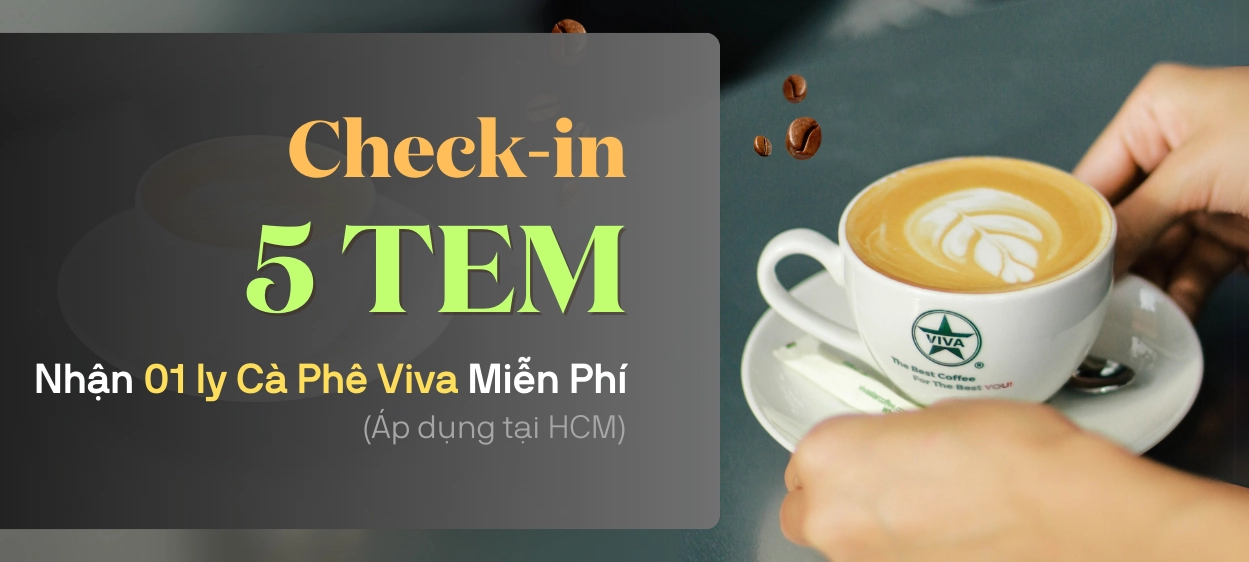 Tặng 5000 ly cafe Viva miễn phí