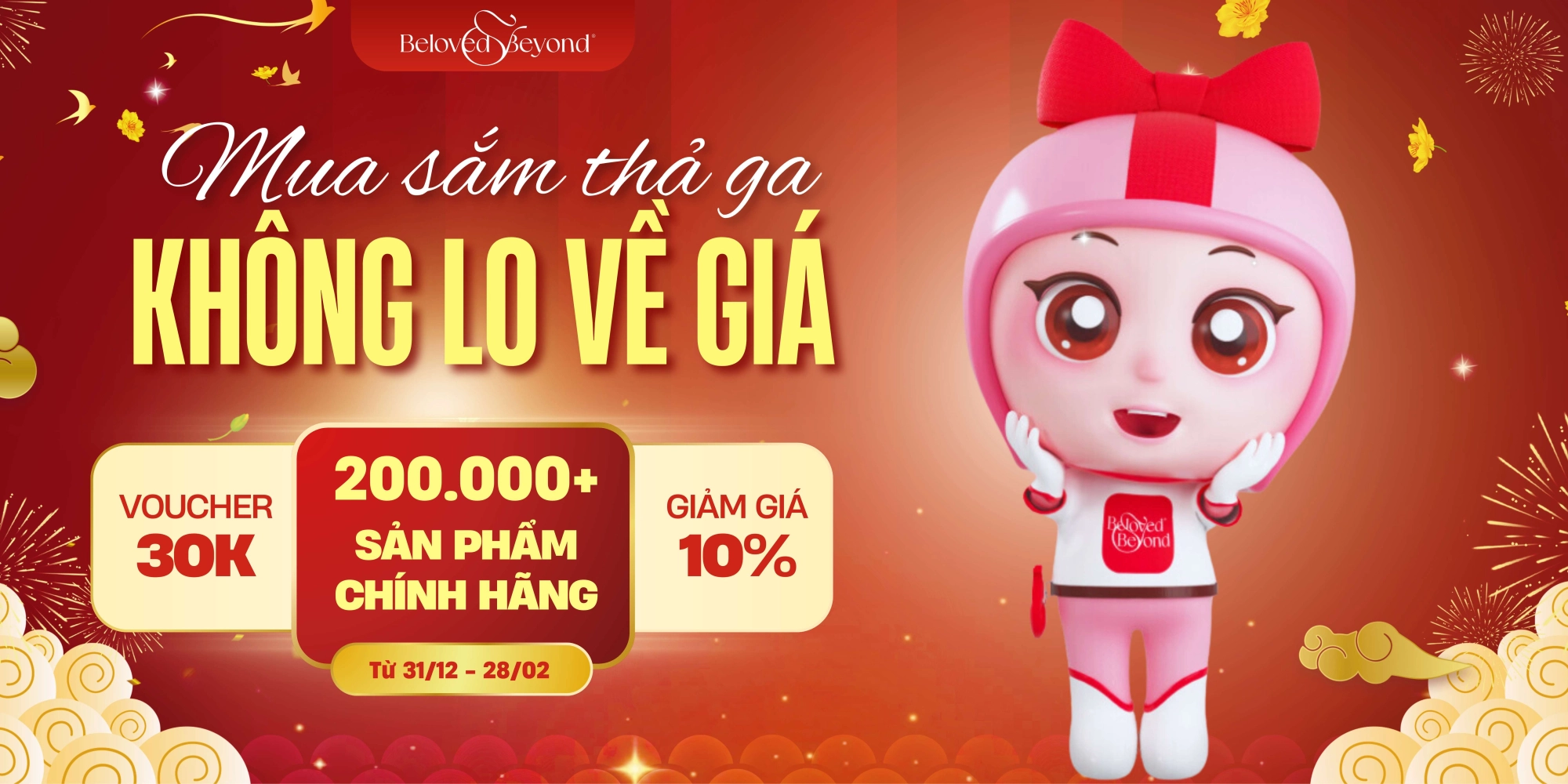 Bí quyết mua sắm thả ga mà chẳng lo về giá cùng Beloved & Beyond !!!