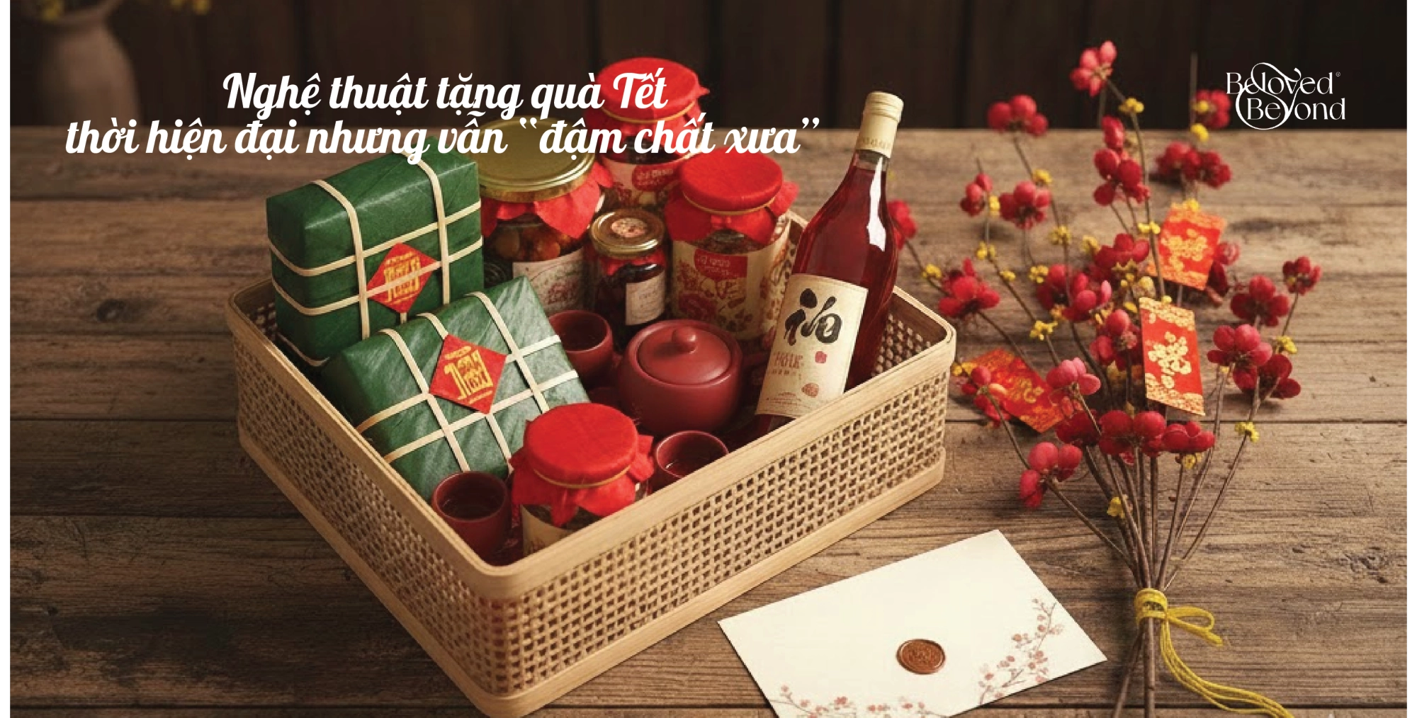 Nghệ thuật tặng quà Tết thời hiện đại nhưng vẫn “đậm chất xưa”