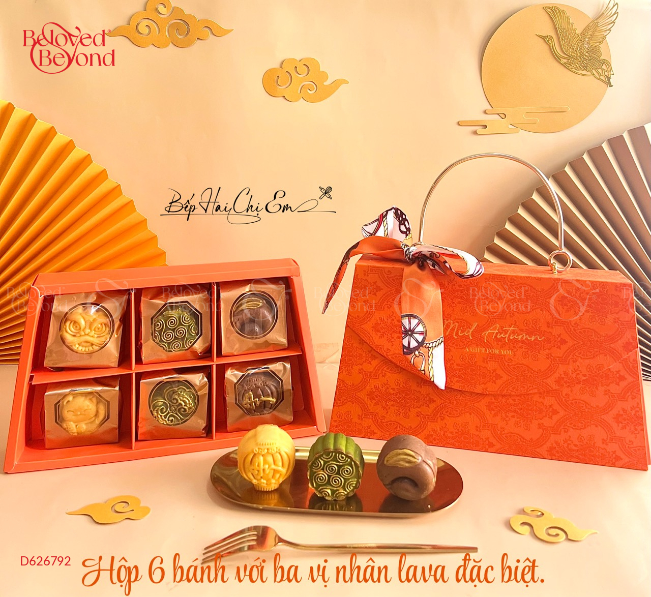 Set 6 Bánh Trung Thu Lava Trứng Muối - belovedbeyond.com