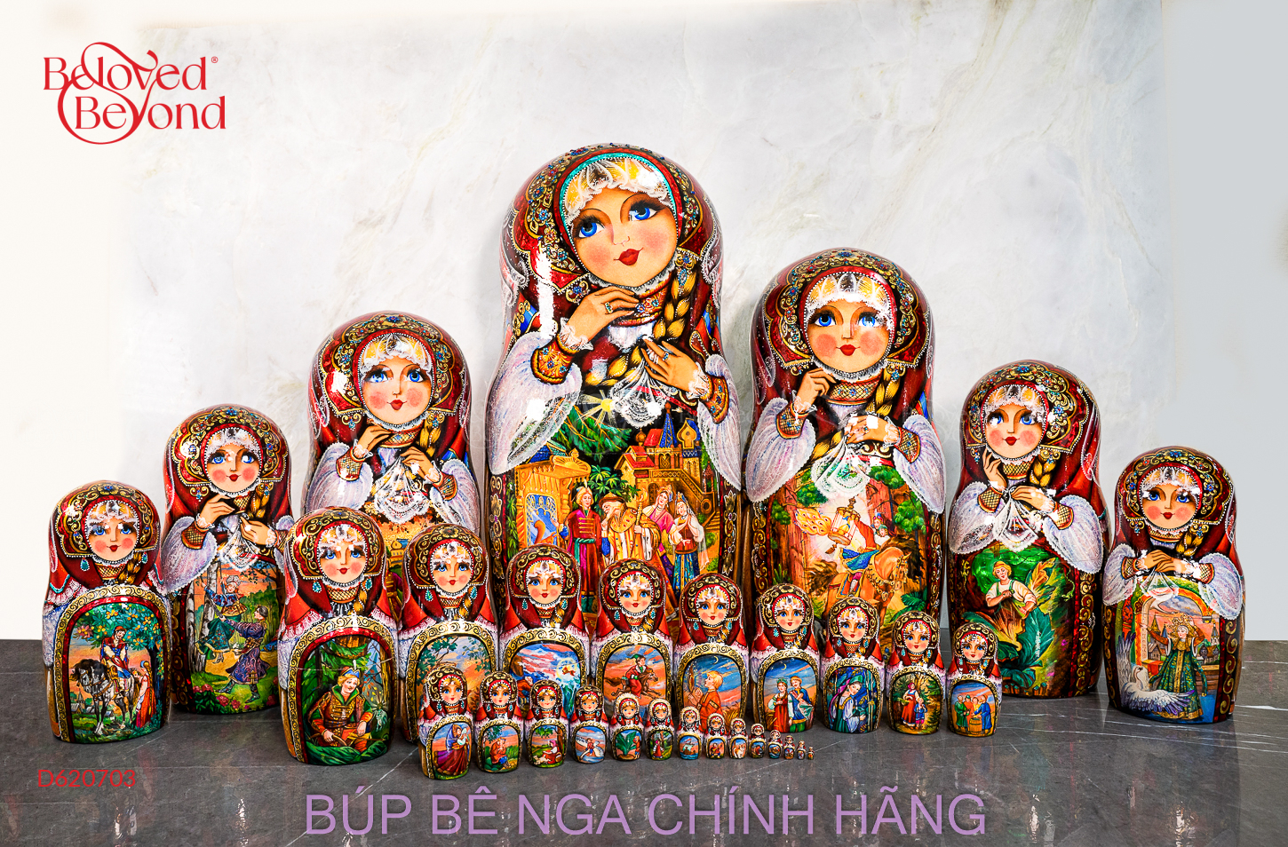 Búp Bê Nga Cao Cấp 30 Lớp 45Cm 