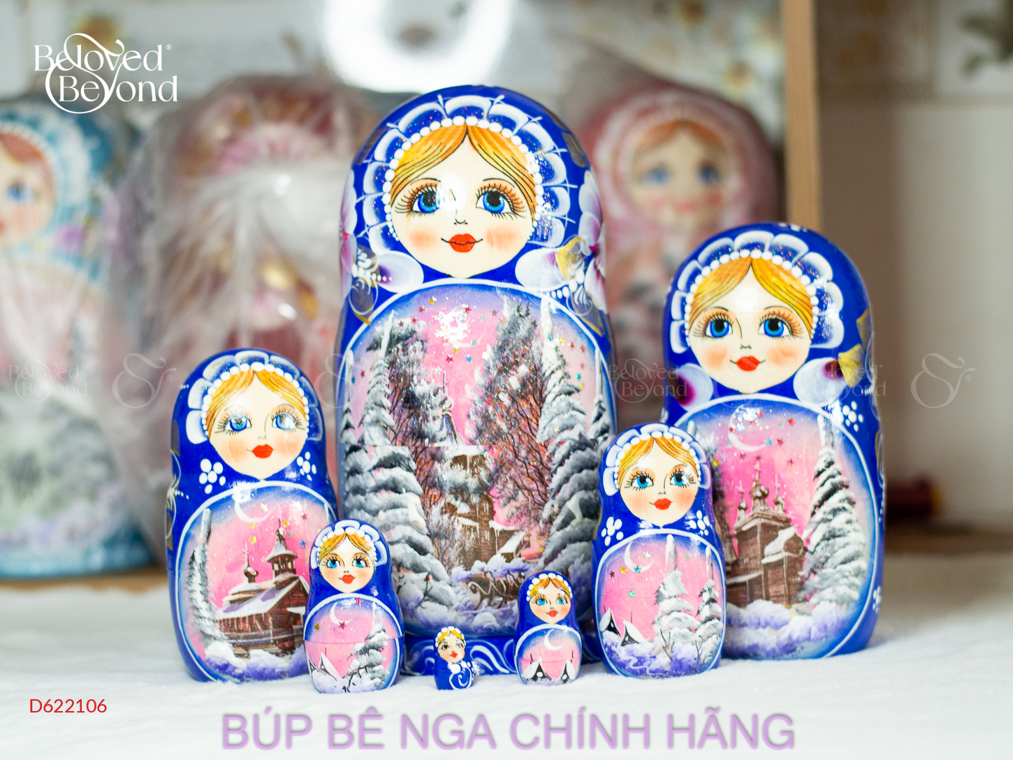 Búp Bê Nga 7 Lớp 22Cm Mùa Đông - belovedbeyond.com