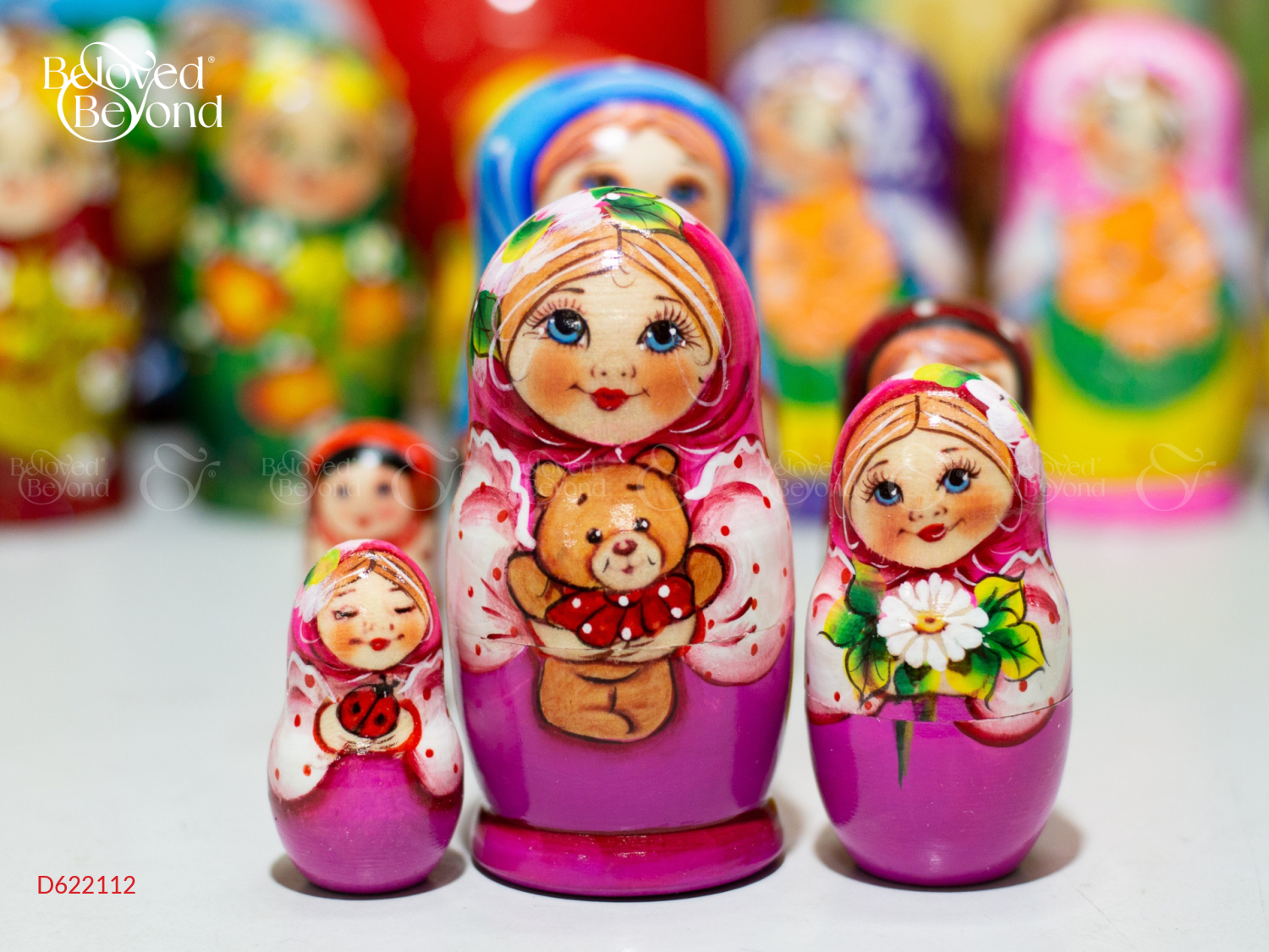 Búp Bê Nga 3 Lớp 12Cm Misa Ôm Gấu - belovedbeyond.com