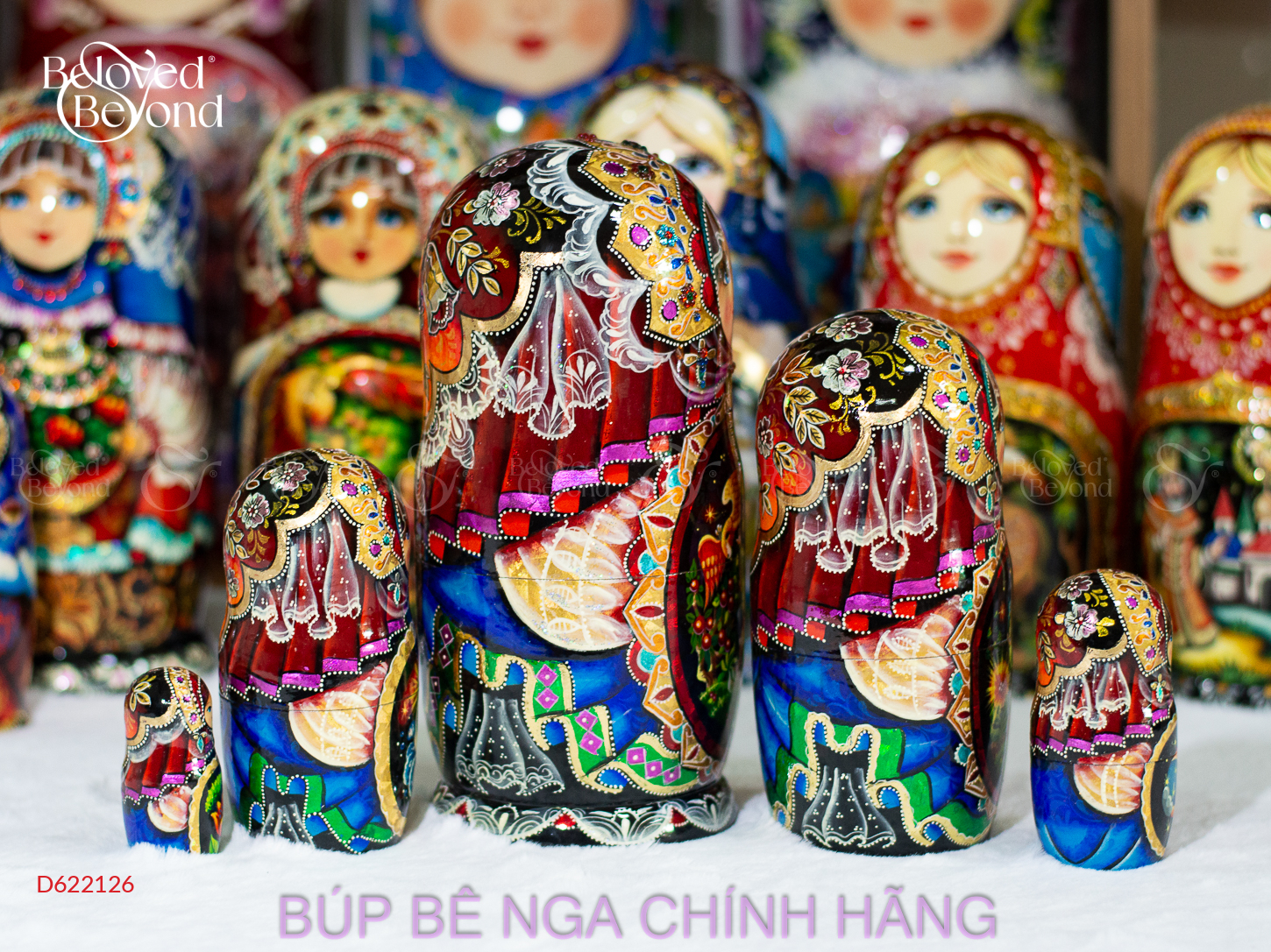 Búp Bê Nga Cao Cấp 5 Lớp 18Cm Phượng Hoàng Lửa - belovedbeyond.com