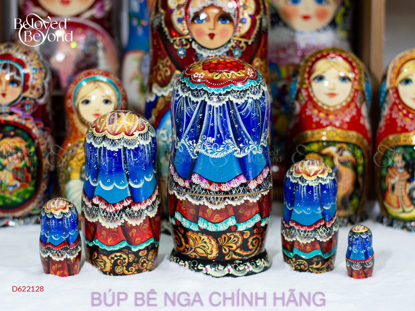 Búp Bê Nga Cao Cấp 5 Lớp 18Cm Công Chúa Samovar - belovedbeyond.com
