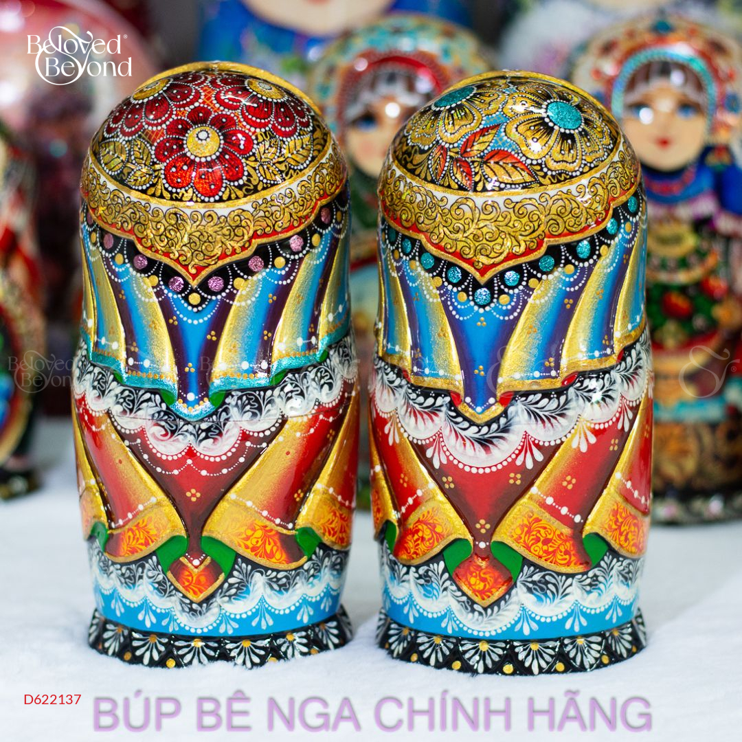 Búp Bê Nga Cao Cấp 5 Lớp 20Cm Điêu Khắc Chạm Nổi - belovedbeyond.com