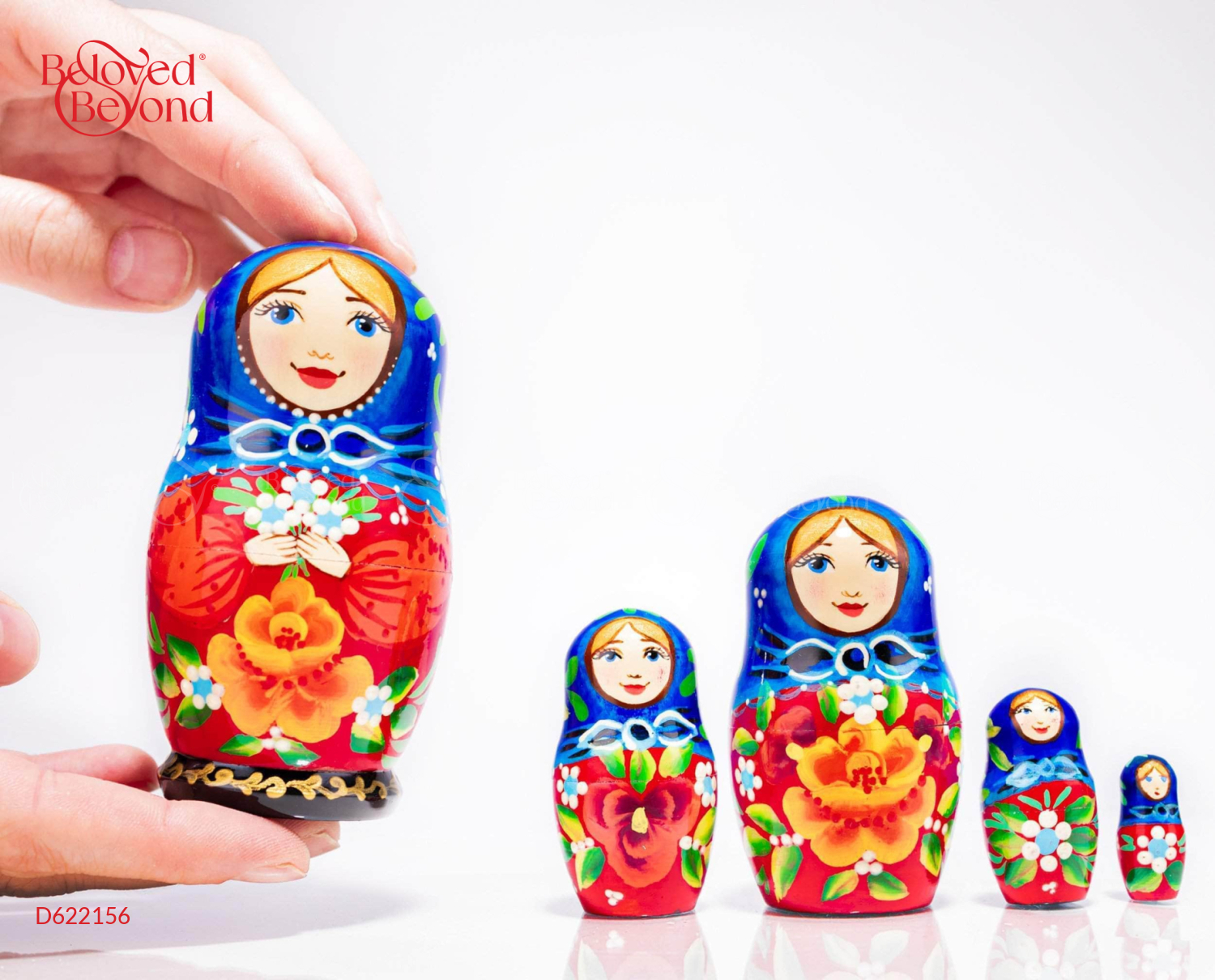 Búp Bê Nga Cao Cấp 5 Lớp 10Cm Cô Bé Ôm Hoa - belovedbeyond.com