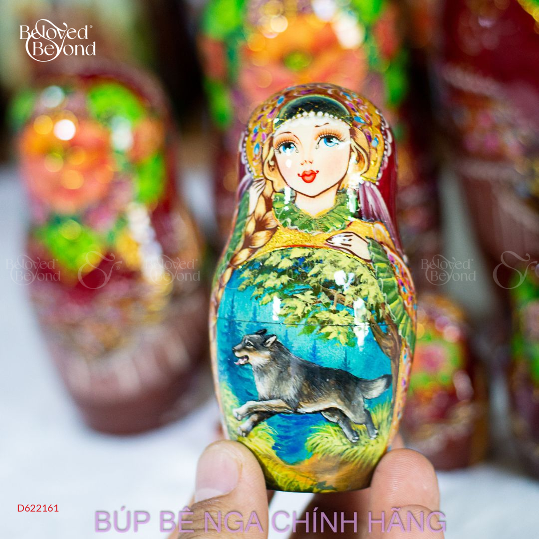 Búp Bê Nga 10 Lớp Cổ Tích Ivan Và Sói Xám - belovedbeyond.com