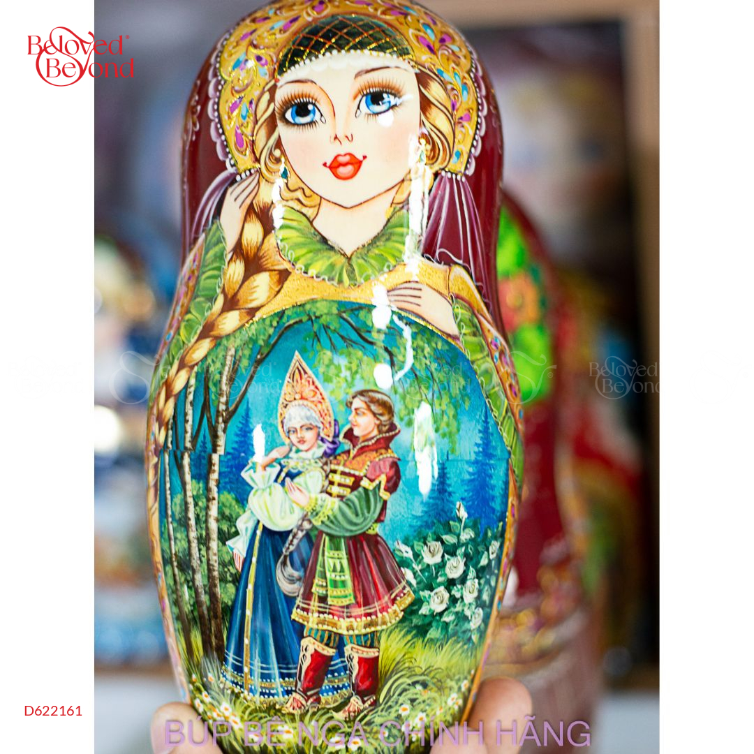 Búp Bê Nga 10 Lớp Cổ Tích Ivan Và Sói Xám - belovedbeyond.com