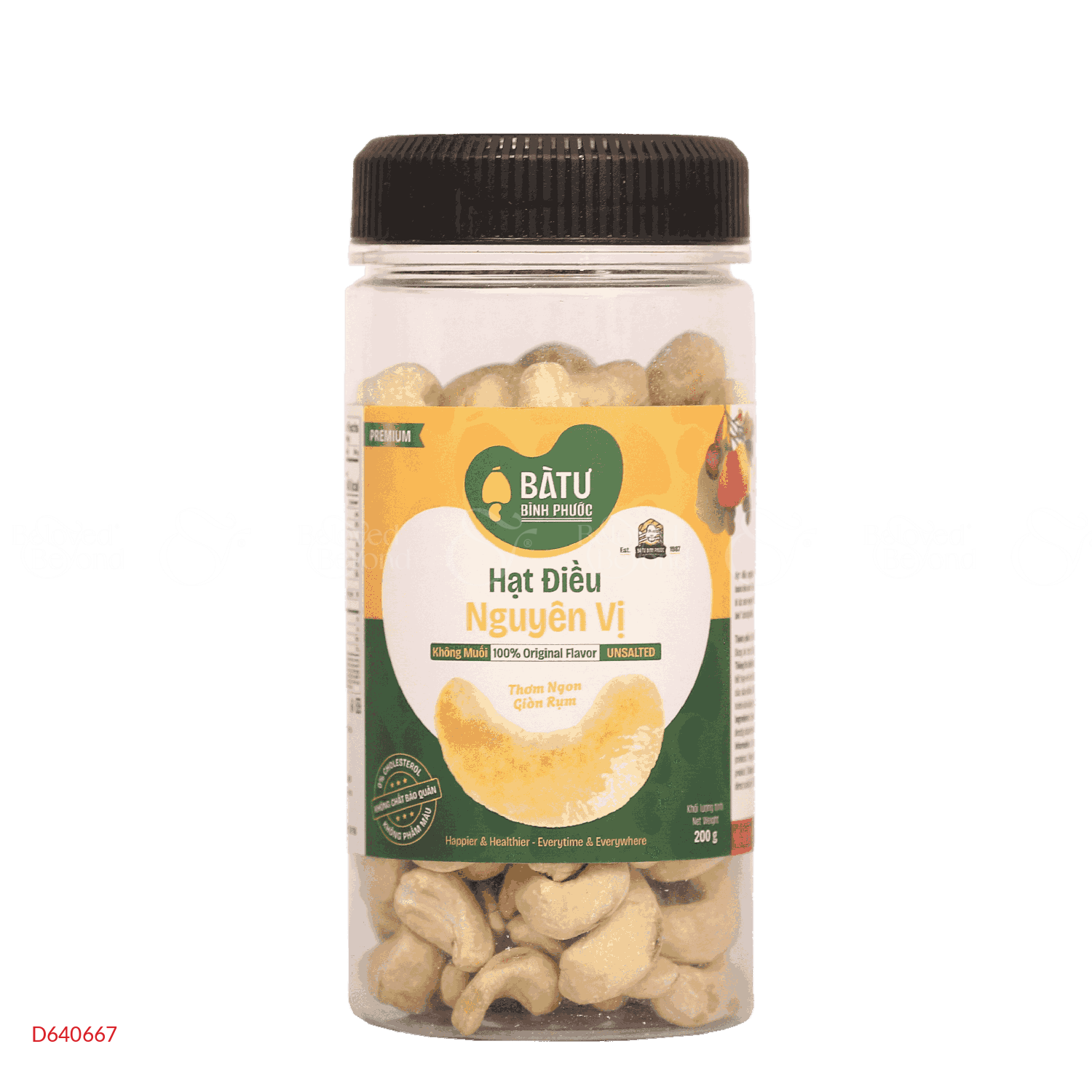 Hạt Điều Nguyên Vị Bà Tư Hộp Cao 200G - belovedbeyond.com
