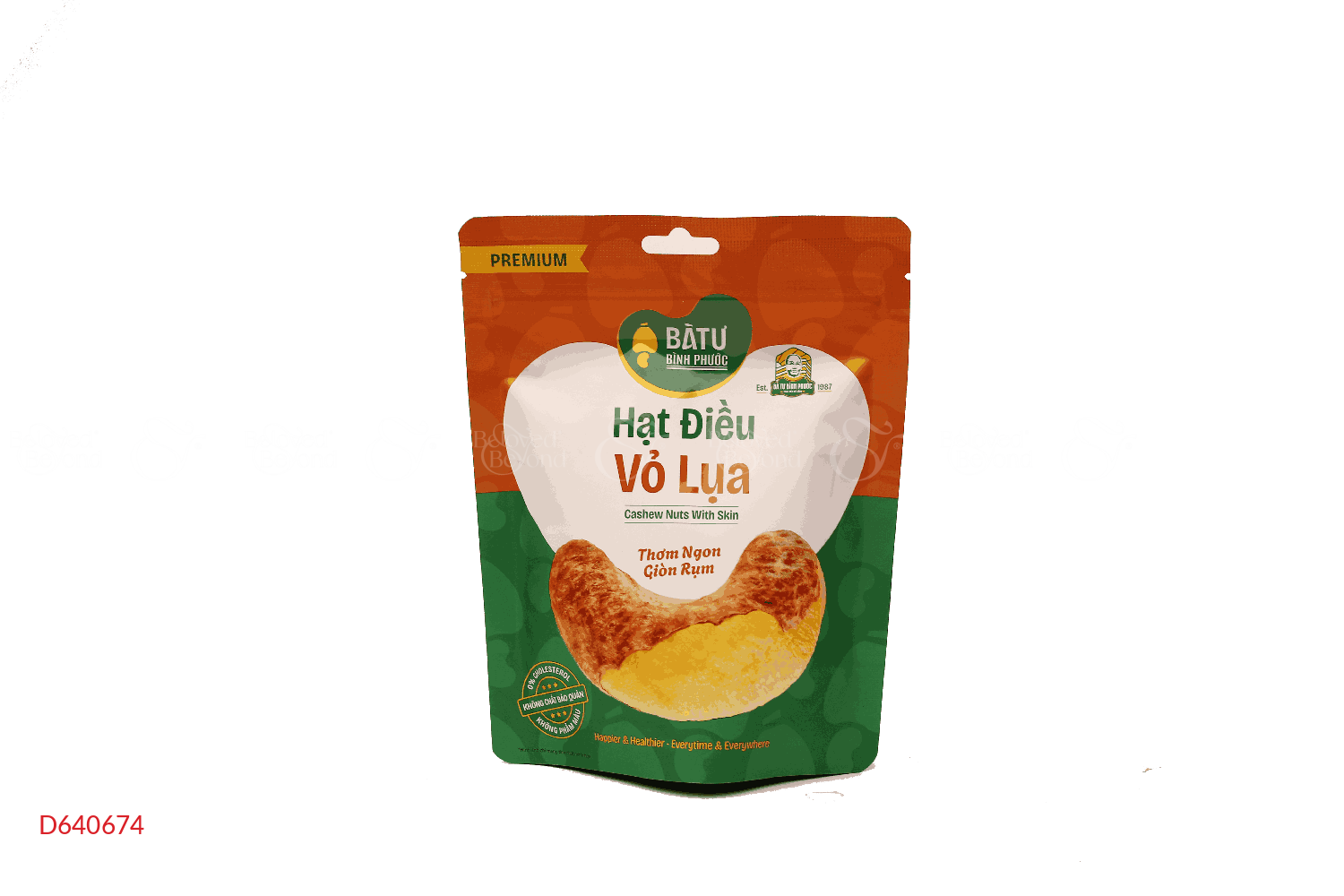 Hạt Điều Vỏ Lụa Bà Tư Túi Zip 65G - belovedbeyond.com