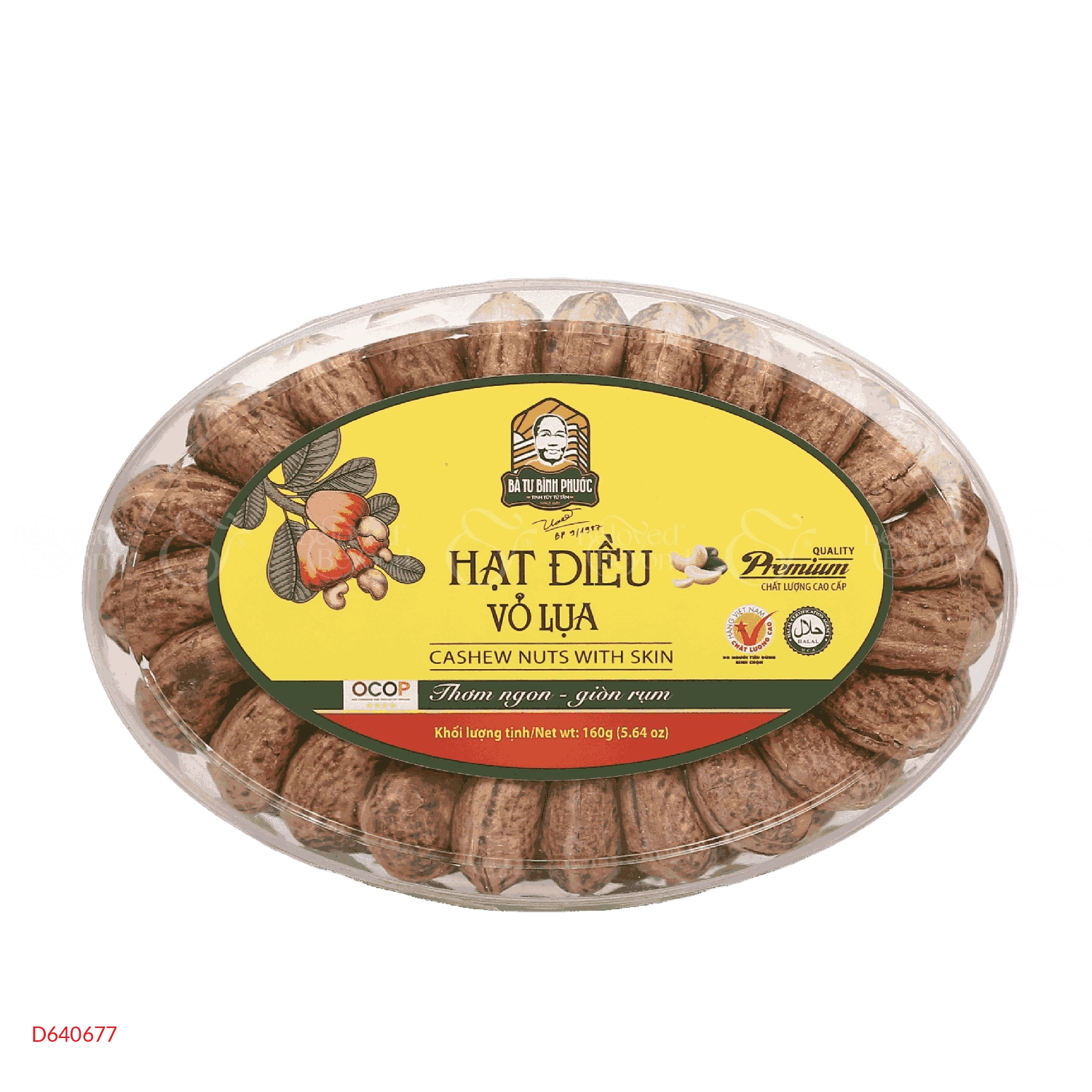 Hạt Điều Vỏ Lụa Bà Tư Hộp Xếp 160Gr - belovedbeyond.com