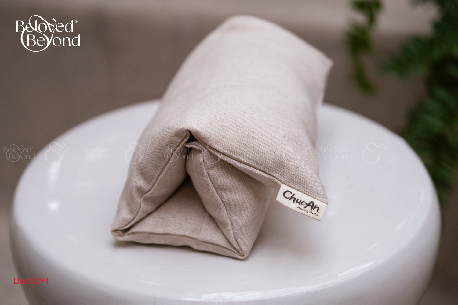 Gối Chườm Thảo Dược Size 20*10Cm - Màu Muối Tiêu - belovedbeyond.com