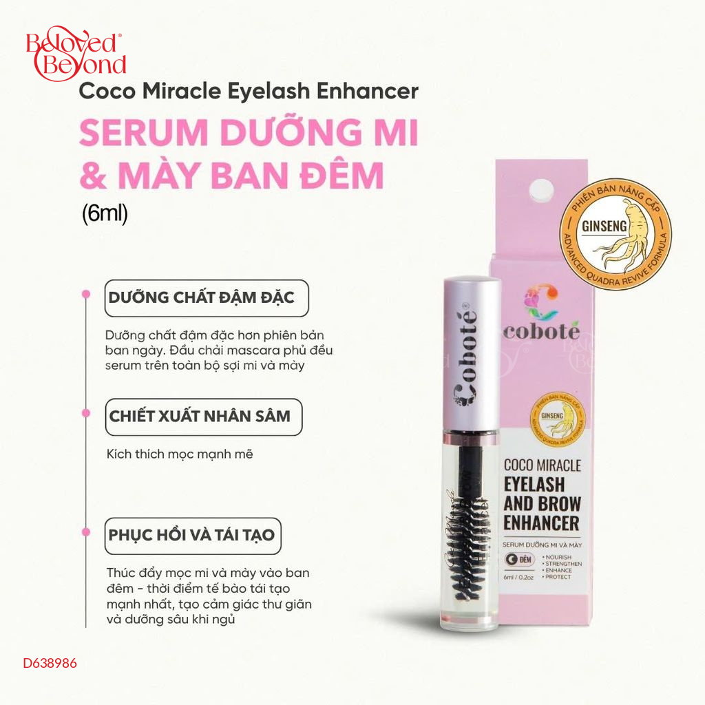 Serum Dưỡng Dài Mi & Mày 6Ml (Ban Đêm) - belovedbeyond.com