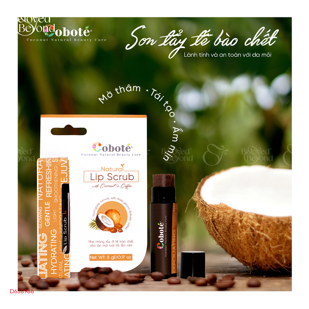 Son Tẩy Tế Bào Chết Cà Phê  -Natural Lip Scrub - belovedbeyond.com