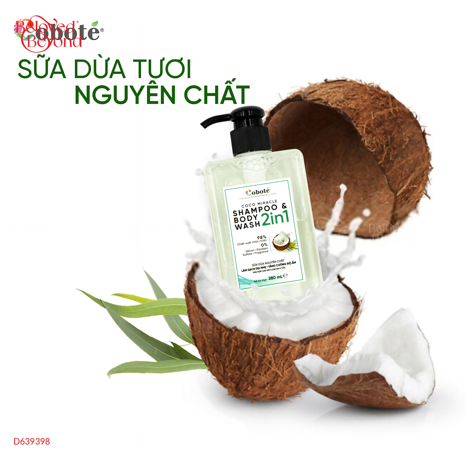 Dầu Tắm Gội Toàn Thân 2In1 (280Ml) - belovedbeyond.com