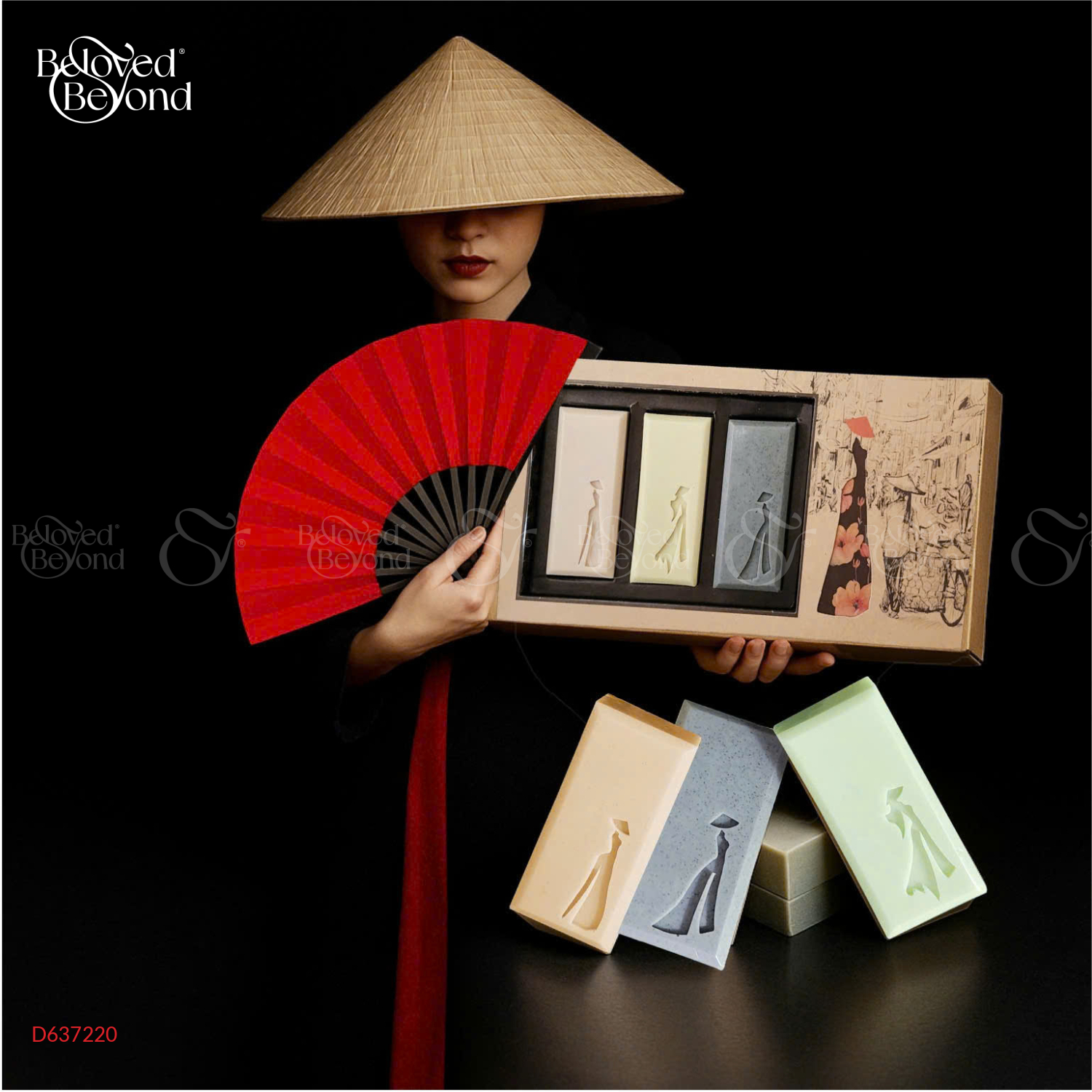 Quà Lưu Niệm – Bộ Xà Bông Cô Gái Áo Dài Việt Nam - belovedbeyond.com