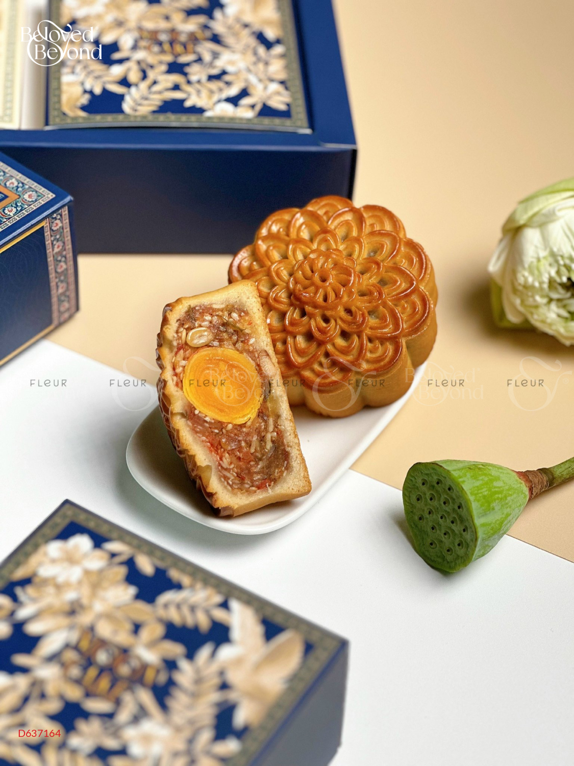 Bánh Trung Thu Truyền Thống Thập Cẩm Thịt Lạp - belovedbeyond.com