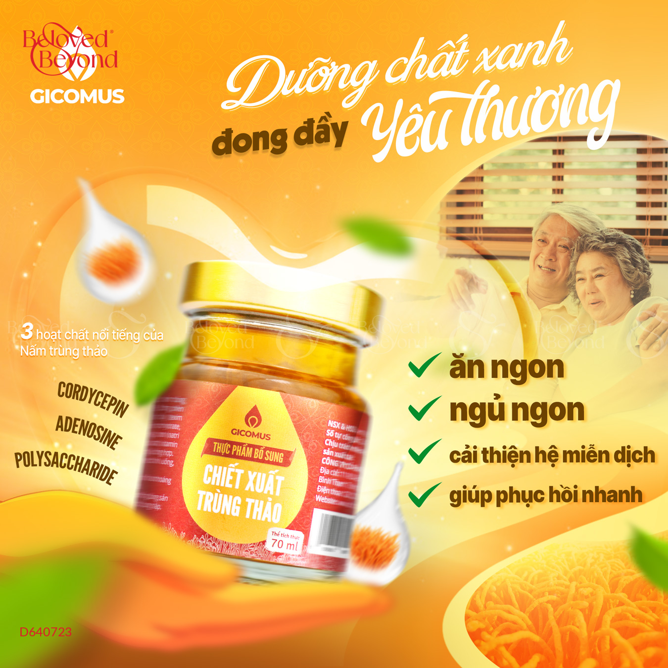 Nước Chiết Xuất Trùng Thảo Hũ 70Ml - belovedbeyond.com