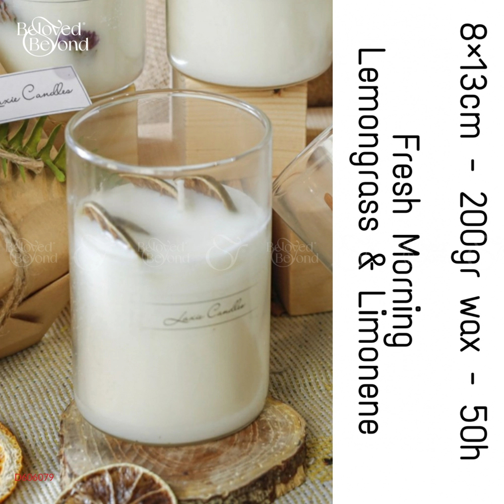 Laxie Candle - Fresh Morning (Sả Chanh X Cam Ngọt) - belovedbeyond.com