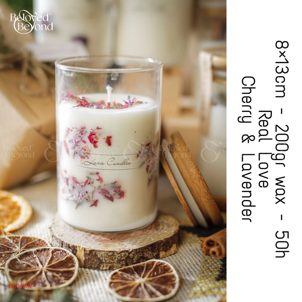 Laxie Candles Real Love (Cherry X Lavender) - belovedbeyond.com