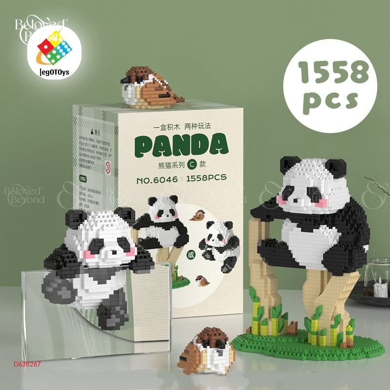 Lego Gấu Trúc Mini ( 6 Mẫu ) - belovedbeyond.com